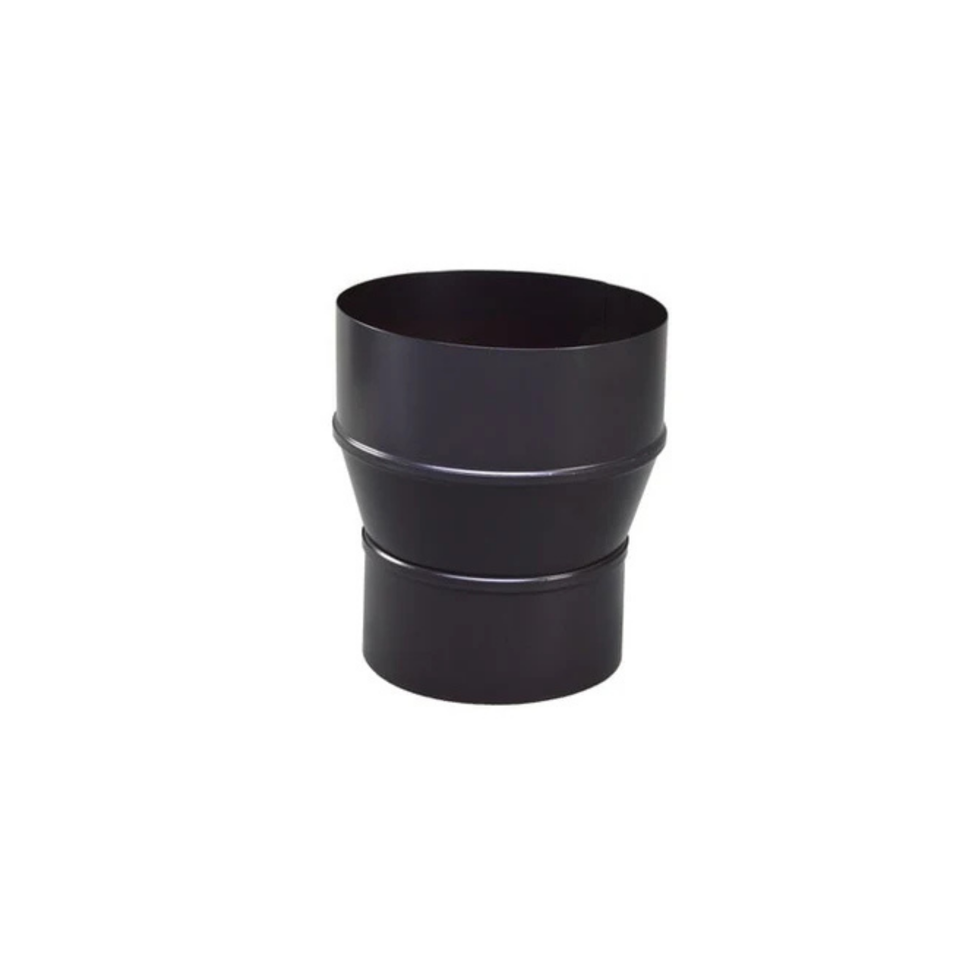 Verloop Rvs zwart 124 Uitw-150 Inw
