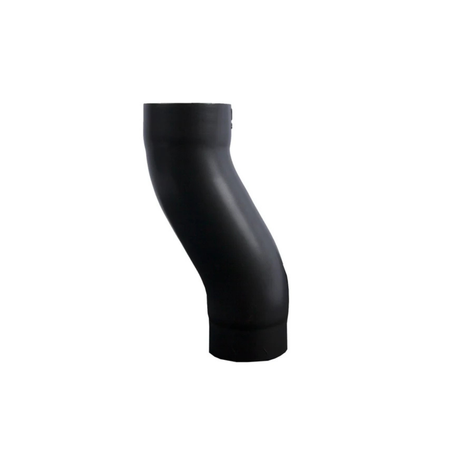 Vestis Zwarte Sprongbocht h.o.h. 50 mm | K2 Mat Grafiet Zwart | ø80 mm
