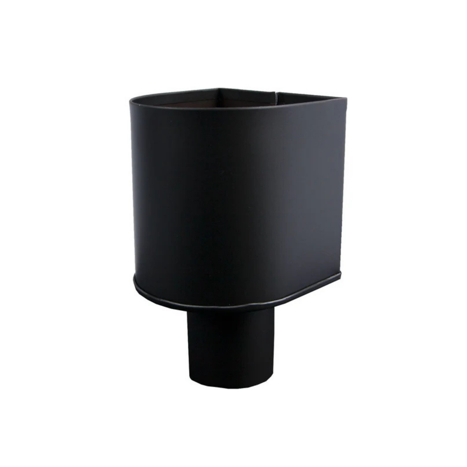 Vestis Zwarte Vergaarbak Mini | K2 Mat Grafiet Zwart | ø80 mm
