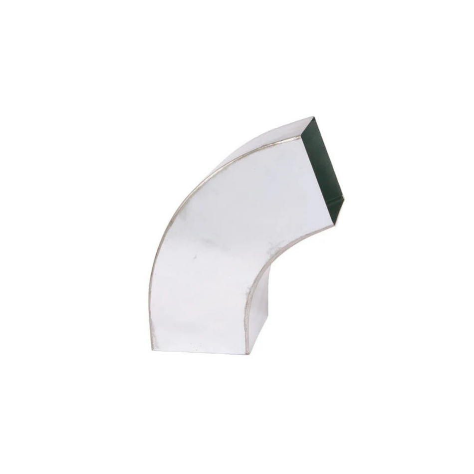 Vierkant Bocht Zink 72° | 80 x 80 mm
