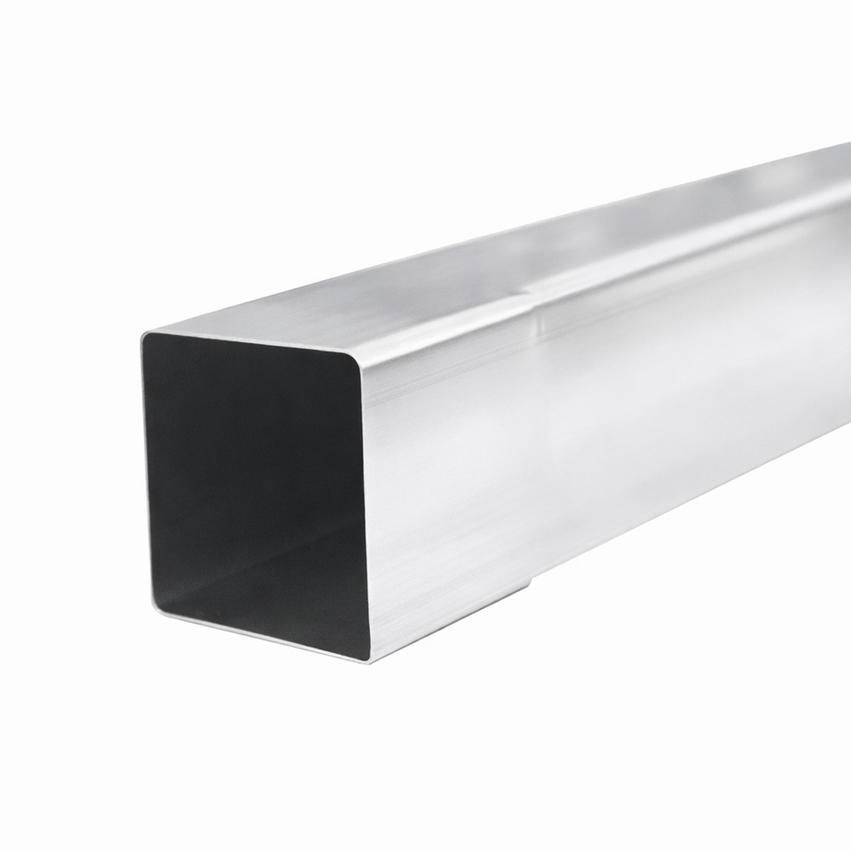 Zinken Regenpijp Vierkant Lengte 3 meter | 100 x 100 mm