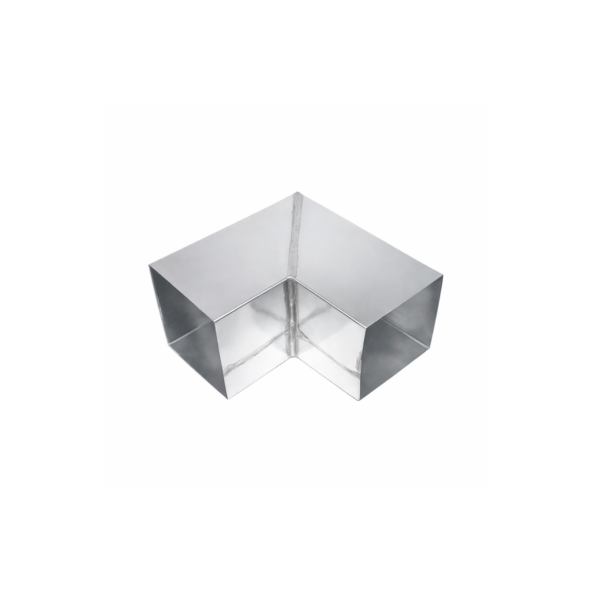 Zinken Vierkant Verstekbocht 90° | 80 x 80 mm