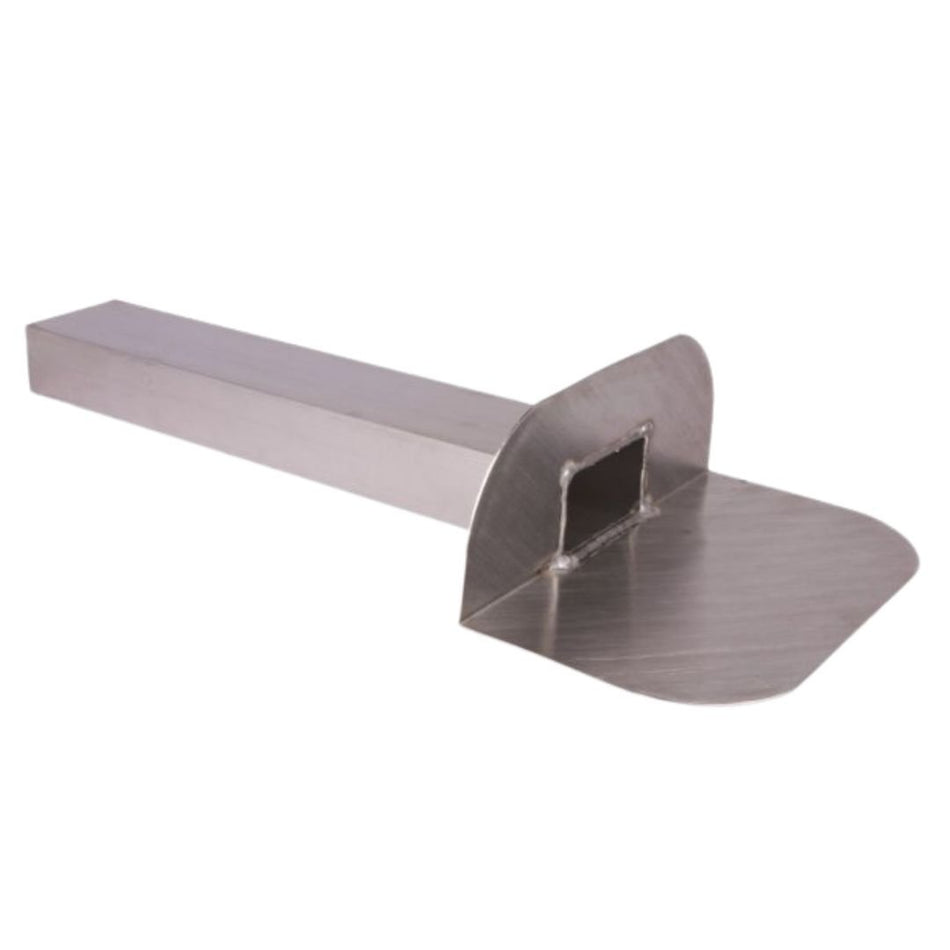 Aluminium Kiezelbak 60X80 mm 90° L=330 mm