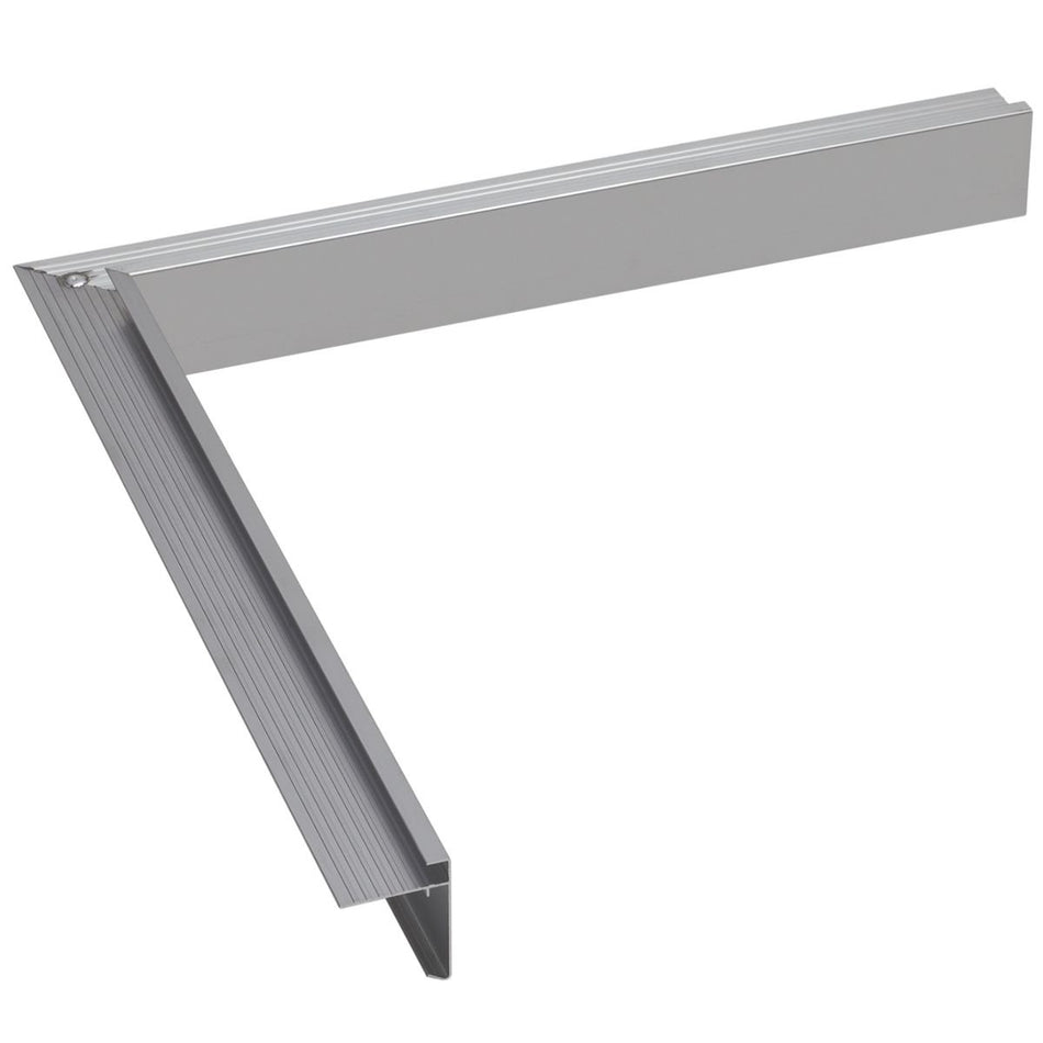 Daktrim Aluminium | 45x45 mm | Binnenhoek 500x500 mm