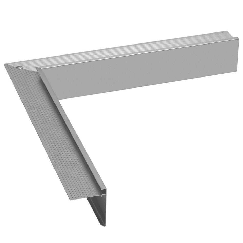 Daktrim Aluminium | 60x45 mm | Binnenhoek 500x500 mm