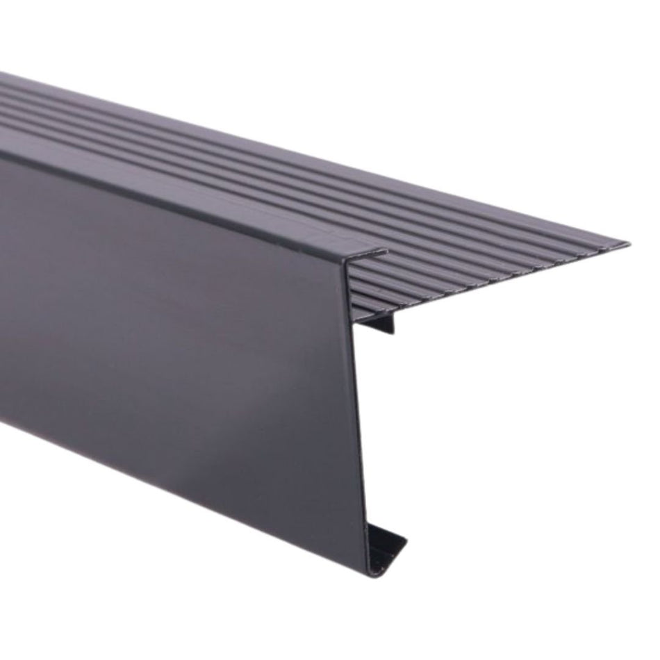 Daktrim Aluminium | 60X64 mm | Lengte a 2,5 meter | Antraciet RAL7016