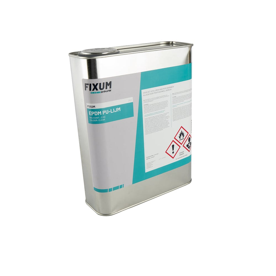 Fixum Pu Epdm | Dakvlak Lijm | 2 kg Blik (Ca 10 M2)
