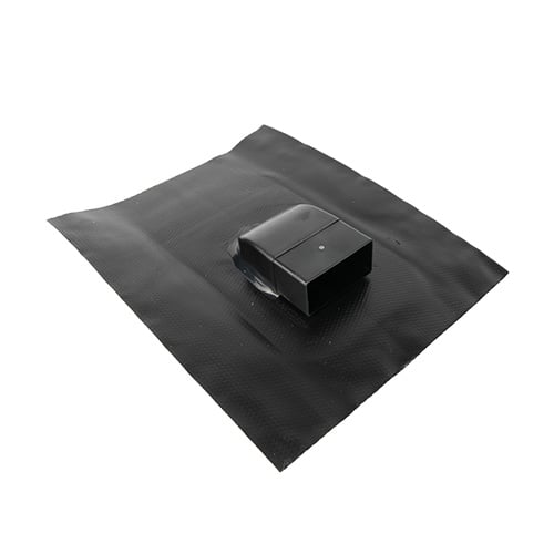 Fleck Universele Lage Dakdoorvoer Zwart 100 mm