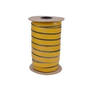Glasvezelkoord Plat Zelfklevend Grijs 10X3 mm | Per Meter