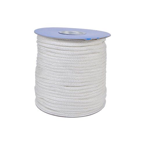 Glasvezelkoord Rond Wit 6 mm | Per Meter