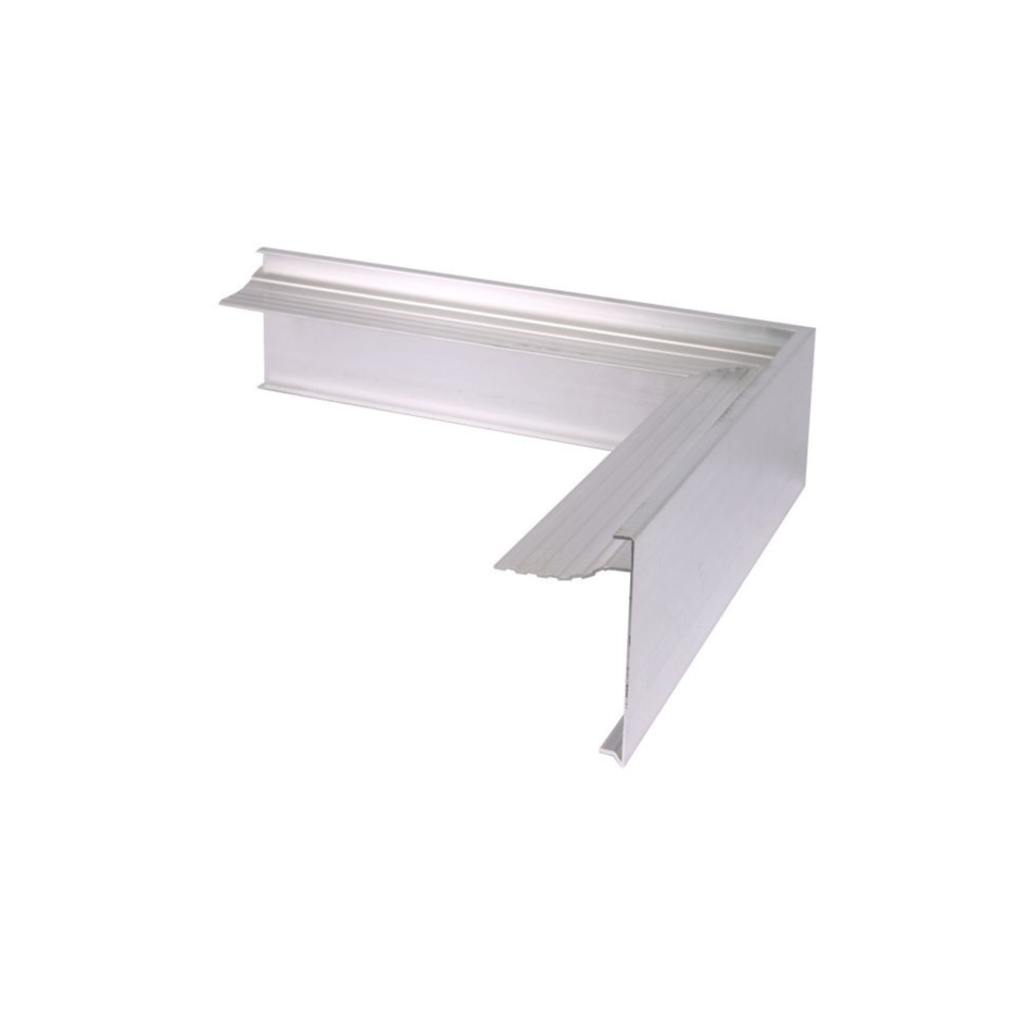 Daktrim Aluminium Renovatie | 60 mm | Buitenhoek 500x500 mm