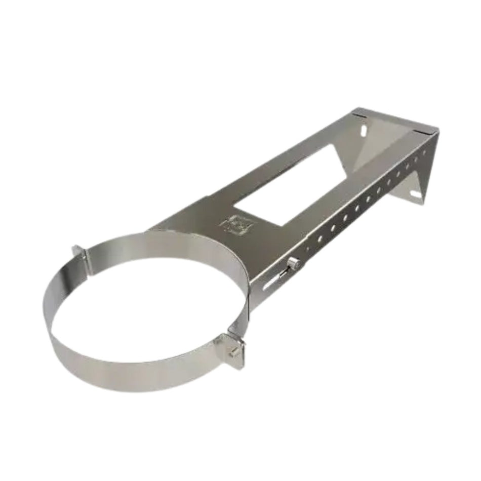 Muurbeugel 8-44 Cm | TBV DW RVS Ø125 mm | TBV EW Ø175 mm