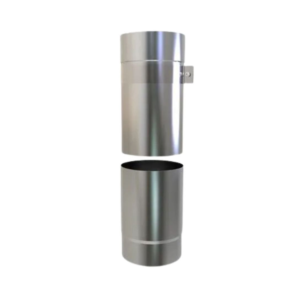 Paspijp 25-40Cm Rvs EW Ø125 mm
