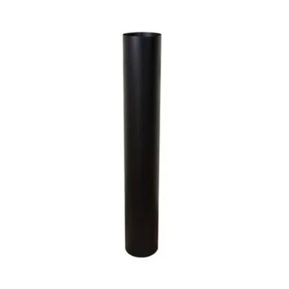 Pijp 100 Cm Vrouw-Vrouw Zwart Staal 2mm Ø130 mm