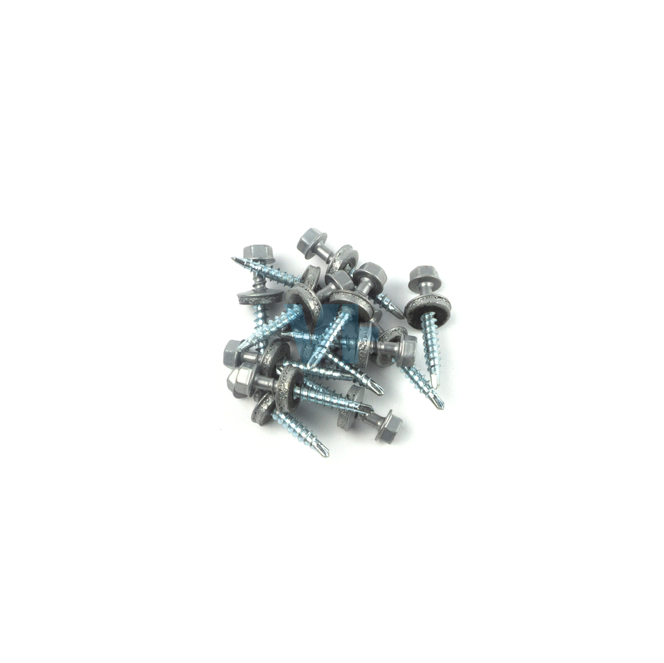 Plaatschroef Verz Ral 9006 4.9X35 (50 stuks)