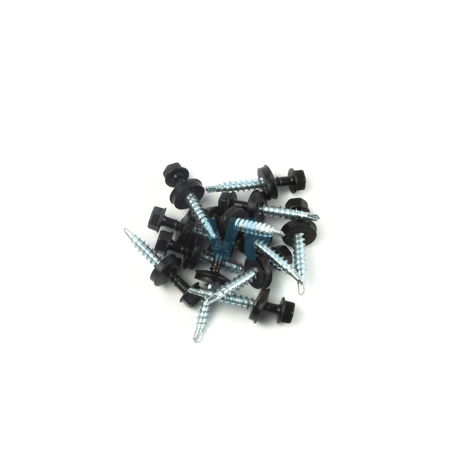 Plaatschroef Verz. Zwart Ral 9005 4.9X35 (50 stuks)