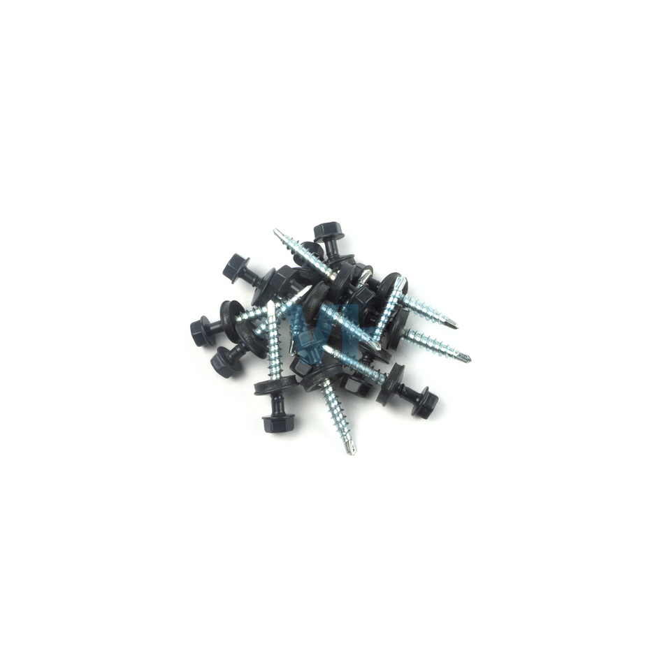 Plaatschroef Verz. Zw.Grijs Ral 7016 4.9X35 (50 stuks)