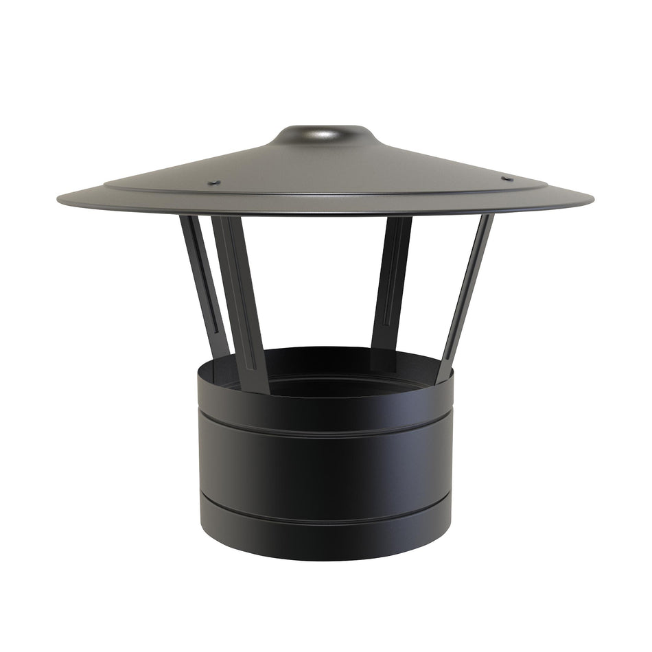 Regenkap DW Ø100 mm RAL 9004