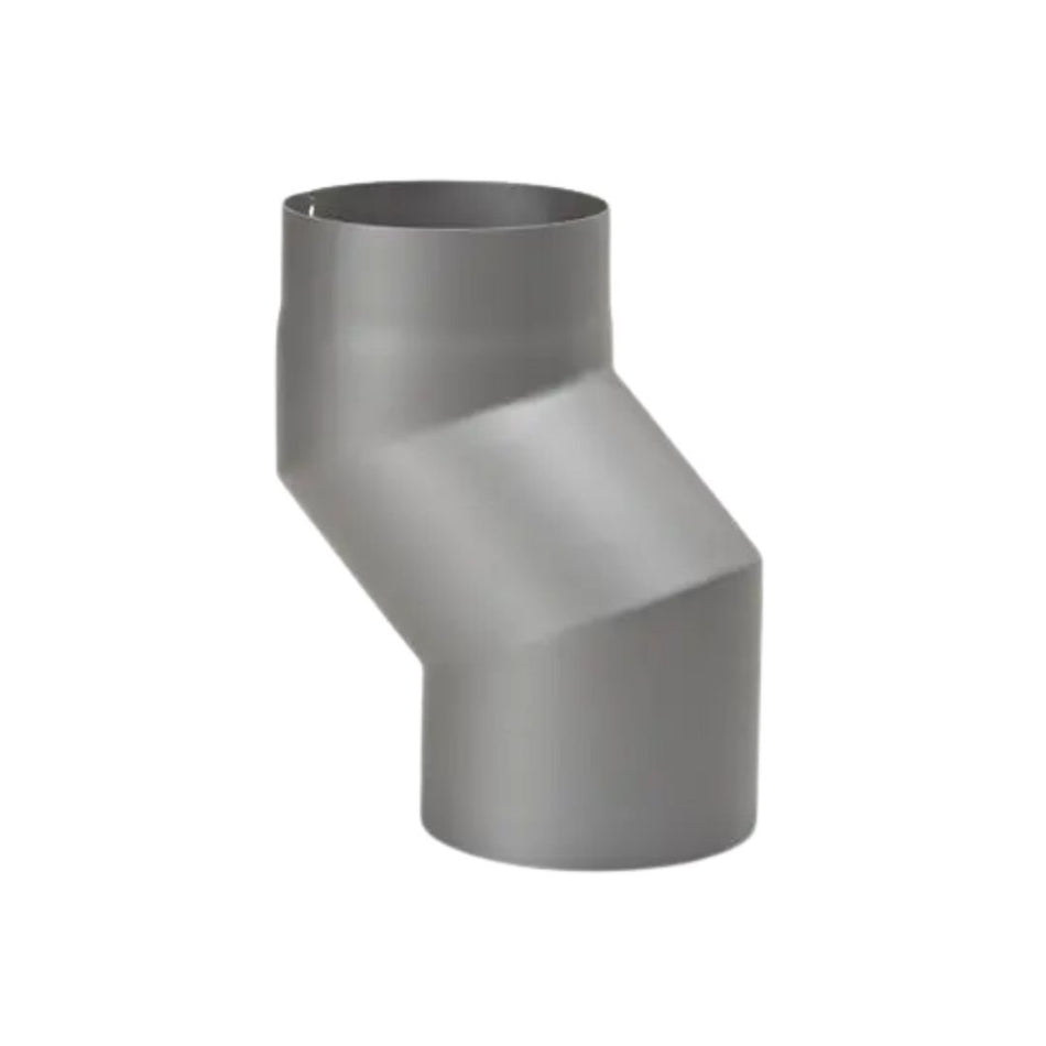 S-Bocht 12 Cm Antraciet Staal 2mm Ø150 mm