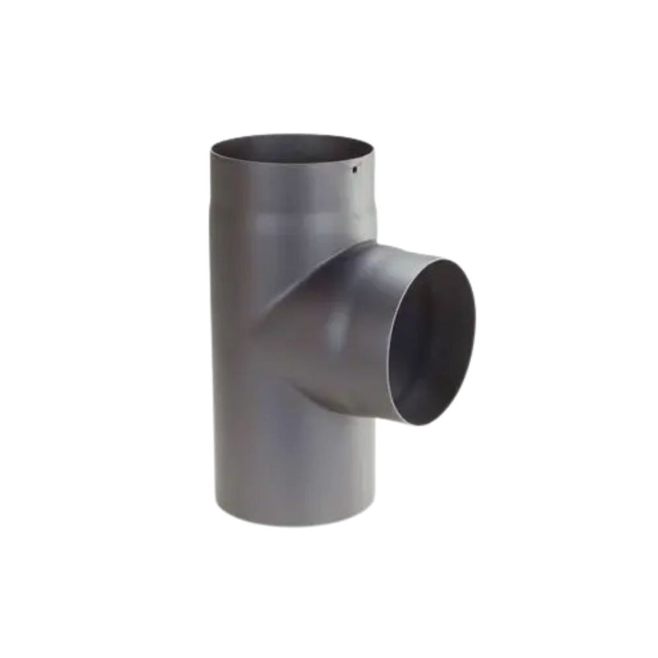 T-Stuk + Dop Antraciet Staal 2mm Ø150 mm