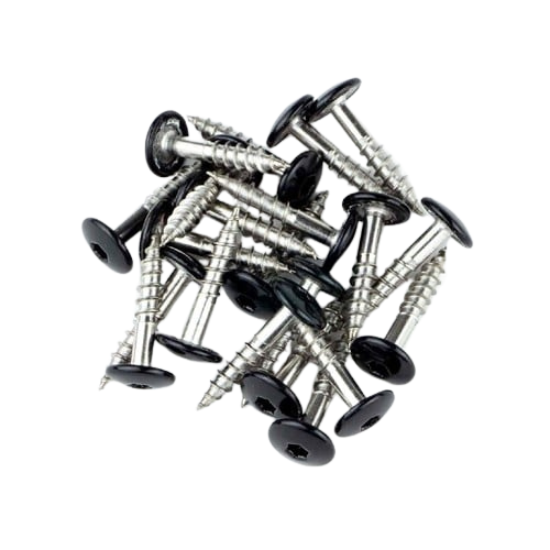 Trespaschroef Rvs Zwart Ral9005 4.8X25 (100 stuks)