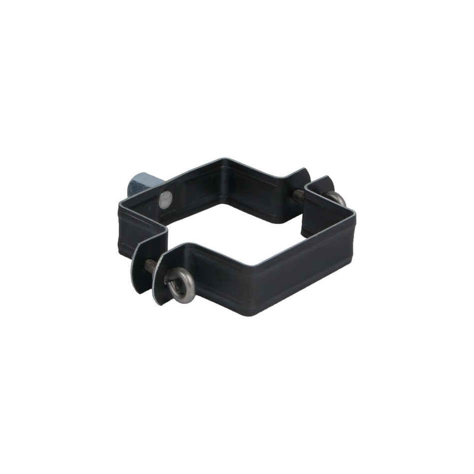 Zink Noir Vierkant Beugel Combimoer M8/M10 | 80 x 80 mm
