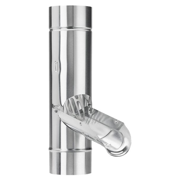 Zinken Regenwaterklep met Bladvanger | Ø100 mm